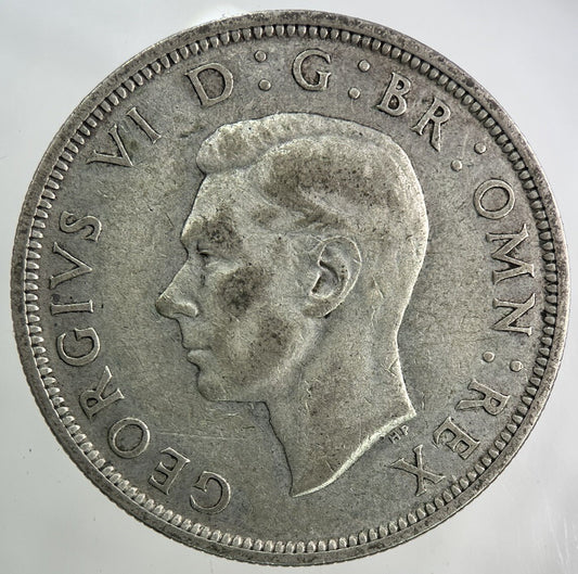 1940 George VI Half - Crown Silver Coin | Fine Collectable Grade