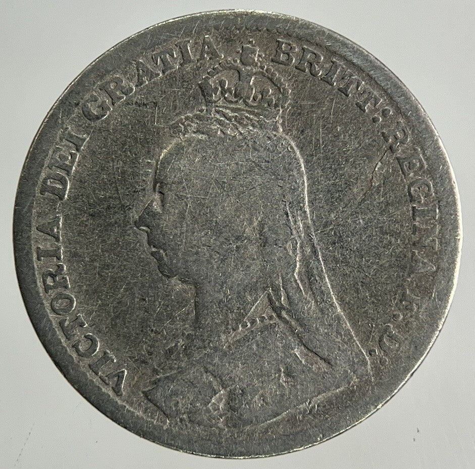 1892 Victoria Threepence Silver Coin | Collectable Grade