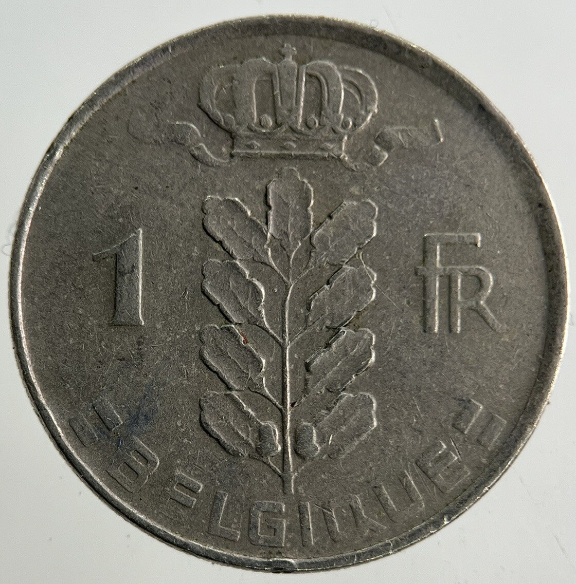 1955 Belgium 1 Franc Coin | Fine Collectable Grade