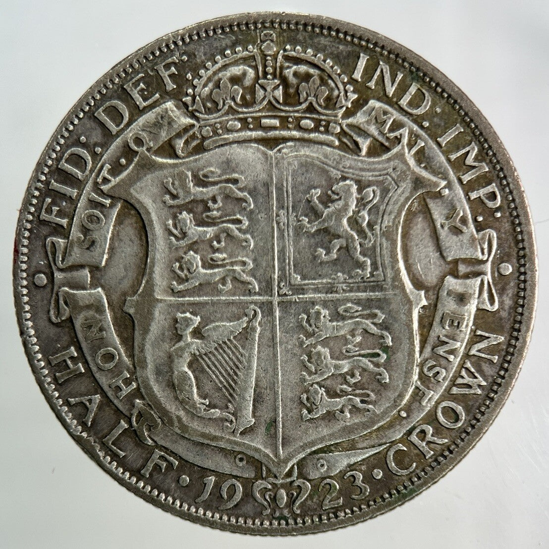 1923 George V Half - Crown Silver Coin | Very High Grade