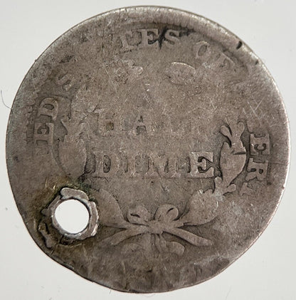 US USA Liberty Seated Half Dime Silver Coin | Fair Grade | a8320