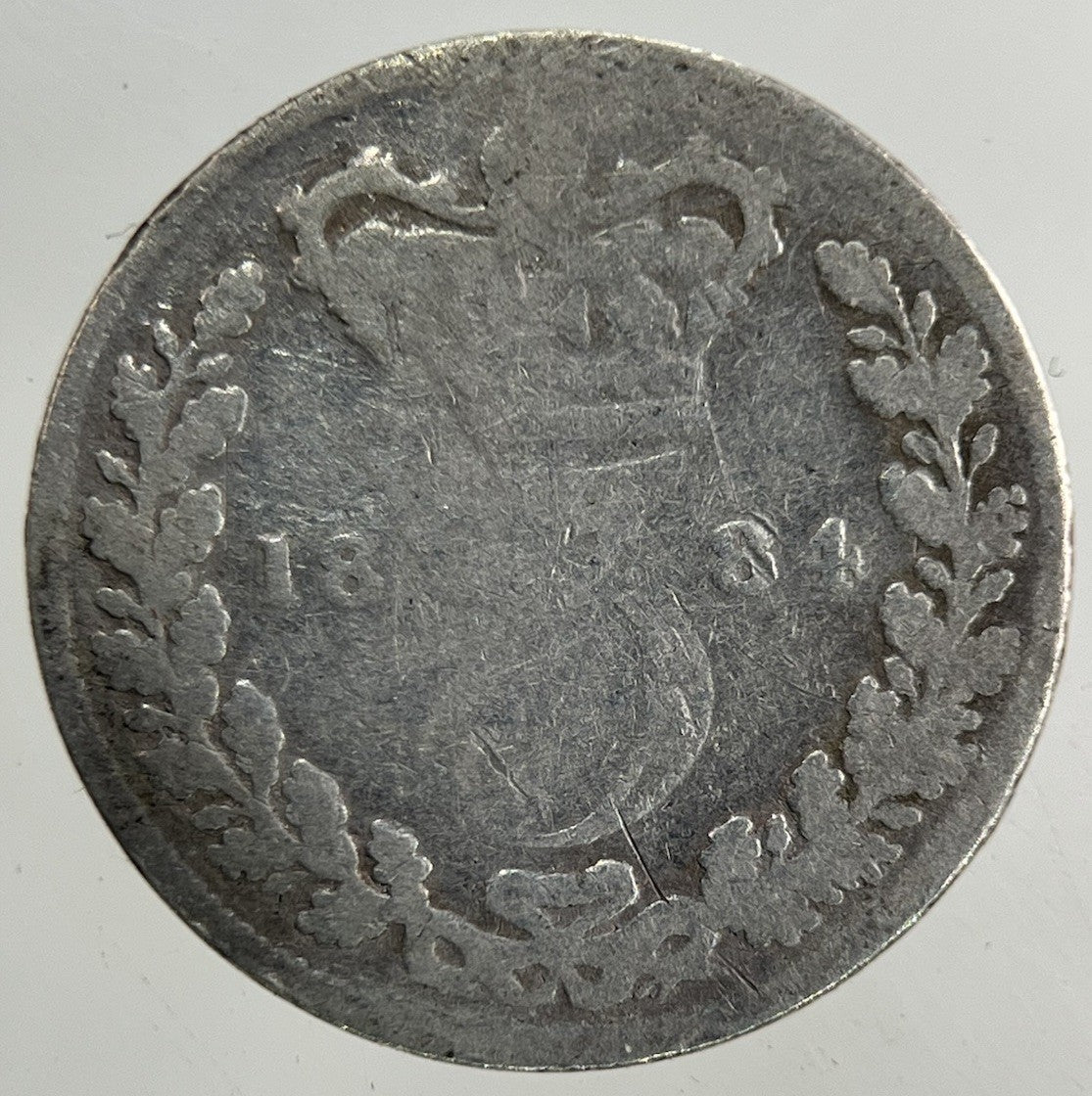 1884 Victoria Threepence Silver Coin | Collectable Grade