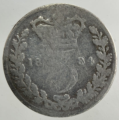 1884 Victoria Threepence Silver Coin | Collectable Grade
