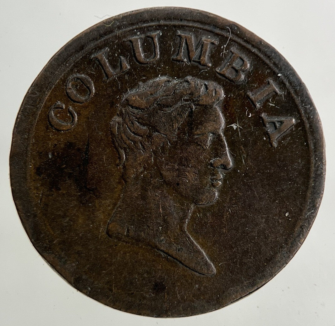 1820 - 1830 British Columbia Farthing Token Coin | Fine Collectable Grade