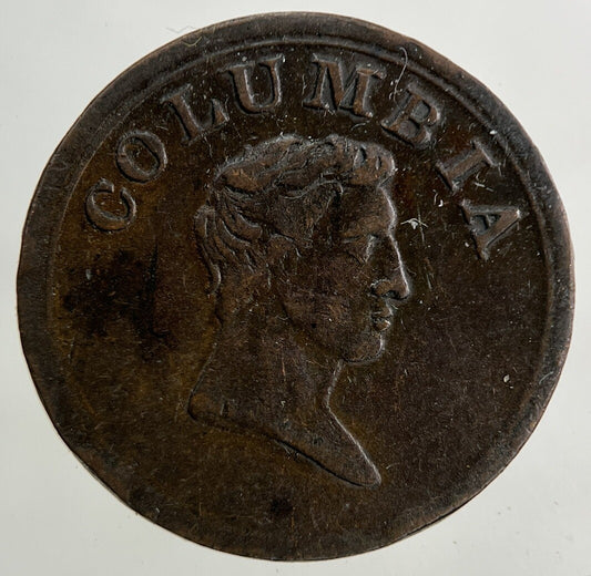 1820 - 1830 British Columbia Farthing Token Coin | Fine Collectable Grade