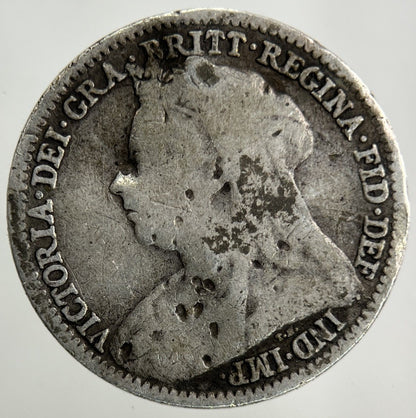 1896 Victoria Threepence Silver Coin | Collectable Grade