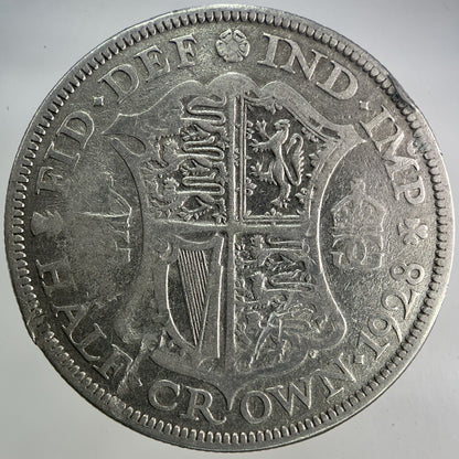 1928 George V Half - Crown Silver Coin | Collectable Grade