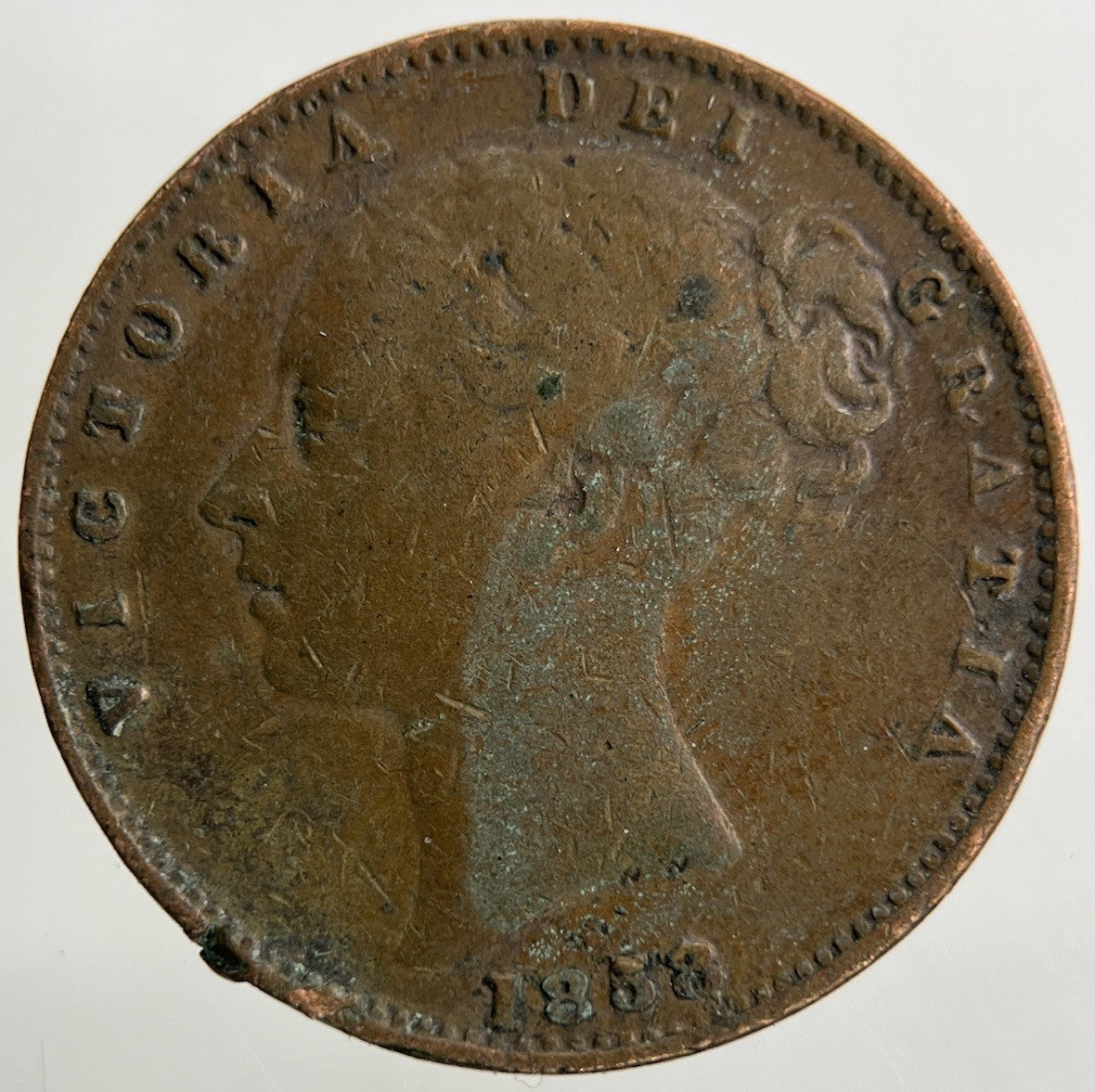 1858 Victoria Farthing Coin | Collectable Grade