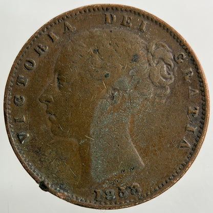 1858 Victoria Farthing Coin | Collectable Grade
