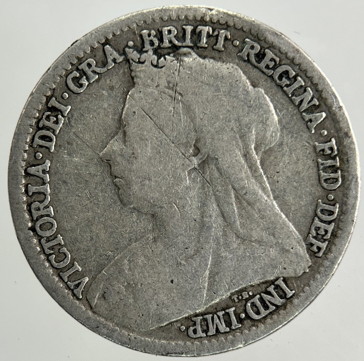 1898 Victoria Threepence Silver Coin | Collectable Grade
