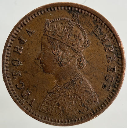 1895 India 1/12 Anna Coin | Very Fine Grade