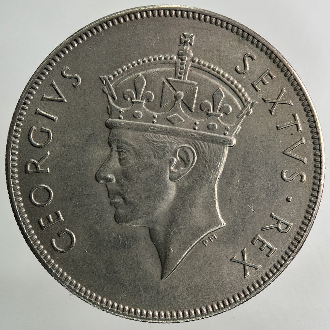 1952 East Africa 1 Shilling Coin | UNC Very Fine Grade