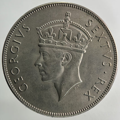 1952 East Africa 1 Shilling Coin | UNC Very Fine Grade
