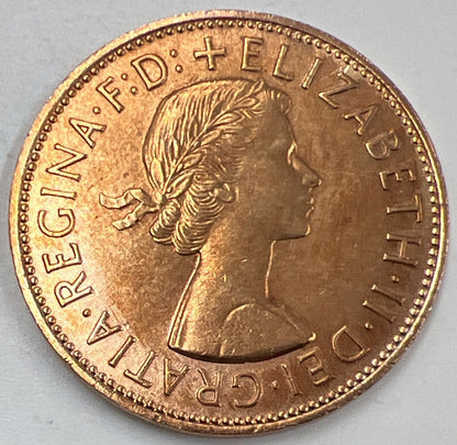1967 One Penny | British Copper Coin | Extra Fine Grade | a407