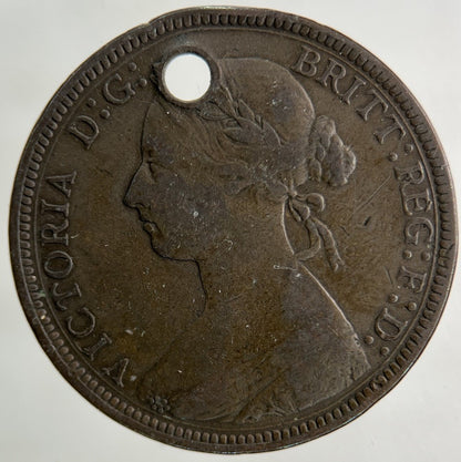1885 Victoria Half - Penny Coin | Fine Collectable Grade