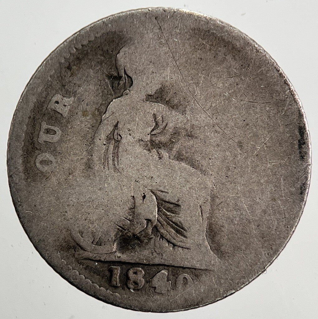 1840 Victoria Groat Four - Pence Silver Coin | Collectable Grade
