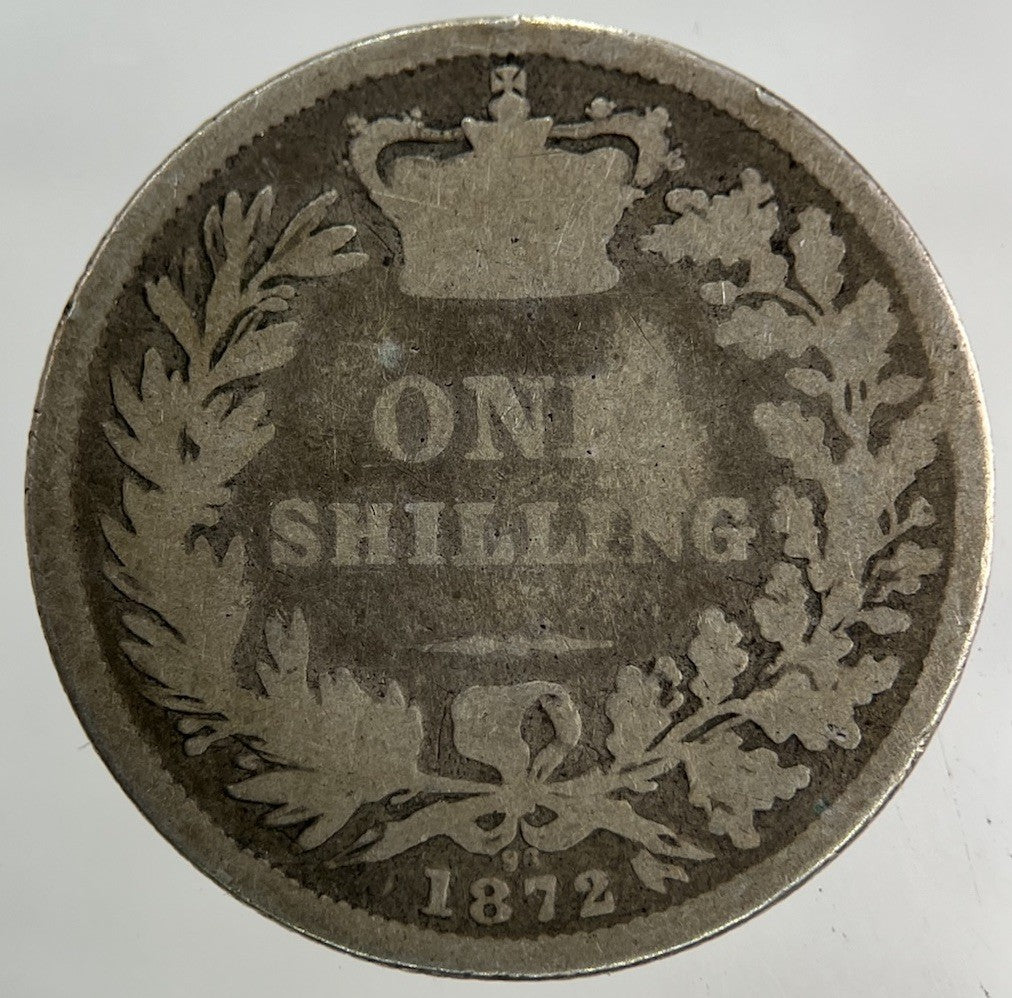 1872 Victoria Shilling Silver Coin | Collectable Grade