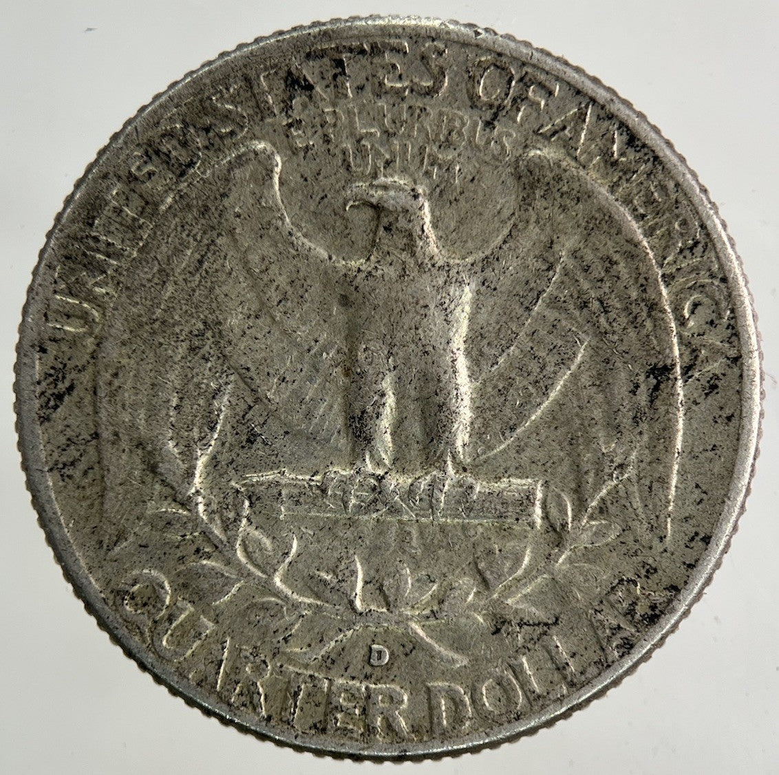 1964 - D US USA Quarter Dollar Silver Coin | Fine Collectable Grade