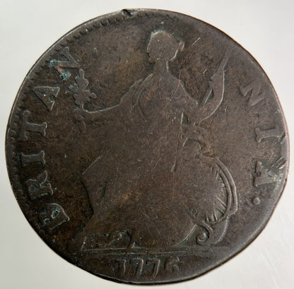 1775 George III 3rd Half - Penny Coin | Collectable Grade