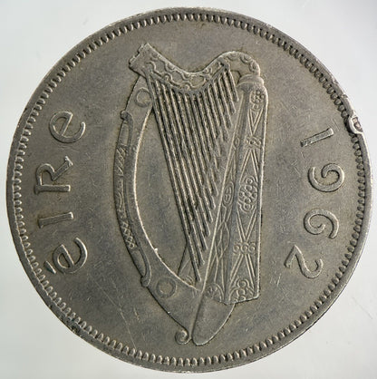 1962 Irish Half - Crown Coin | Fine Collectable Grade