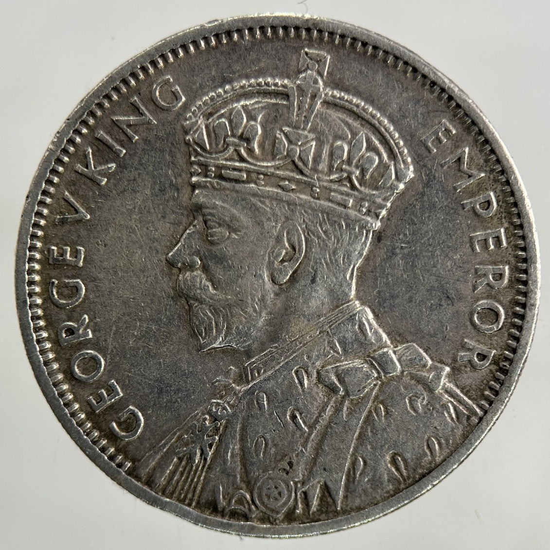 1934 Mauritius Half Rupee Silver Coin | Very High Grade