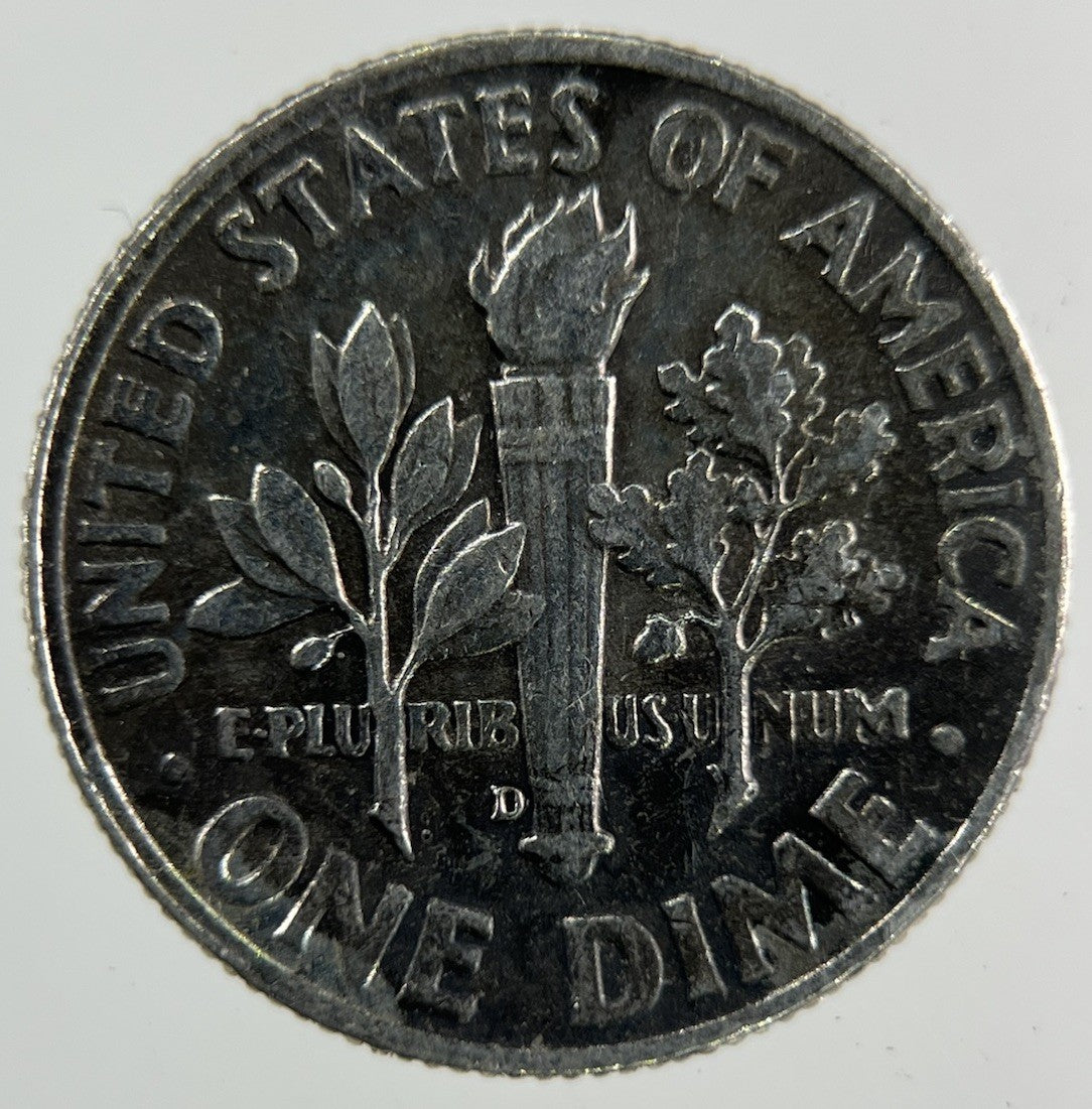 1964 - D US USA Roosevelt Dime Silver Coin | Fine Collectable Grade