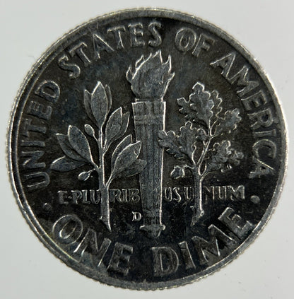 1964 - D US USA Roosevelt Dime Silver Coin | Fine Collectable Grade
