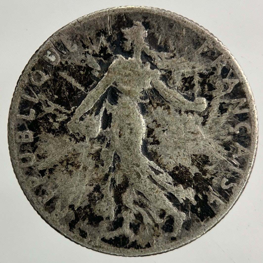 1900 France 50 Centimes Silver Coin | Fair Grade
