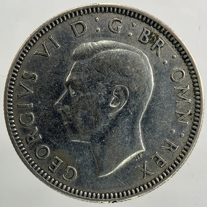 1943 George VI Shilling Silver Coin | Fine Collectable Grade