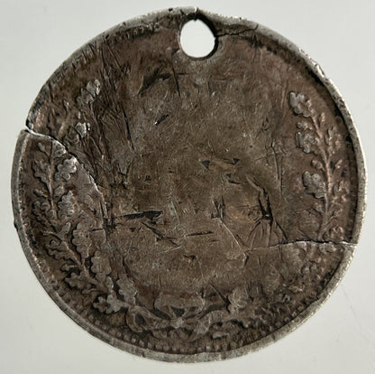 British Victoria Threepence Silver Coin | Worn Grade