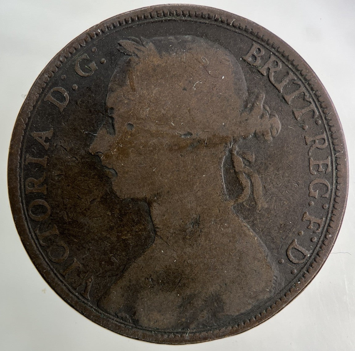 1891 Victoria One Penny Coin | Collectable Grade