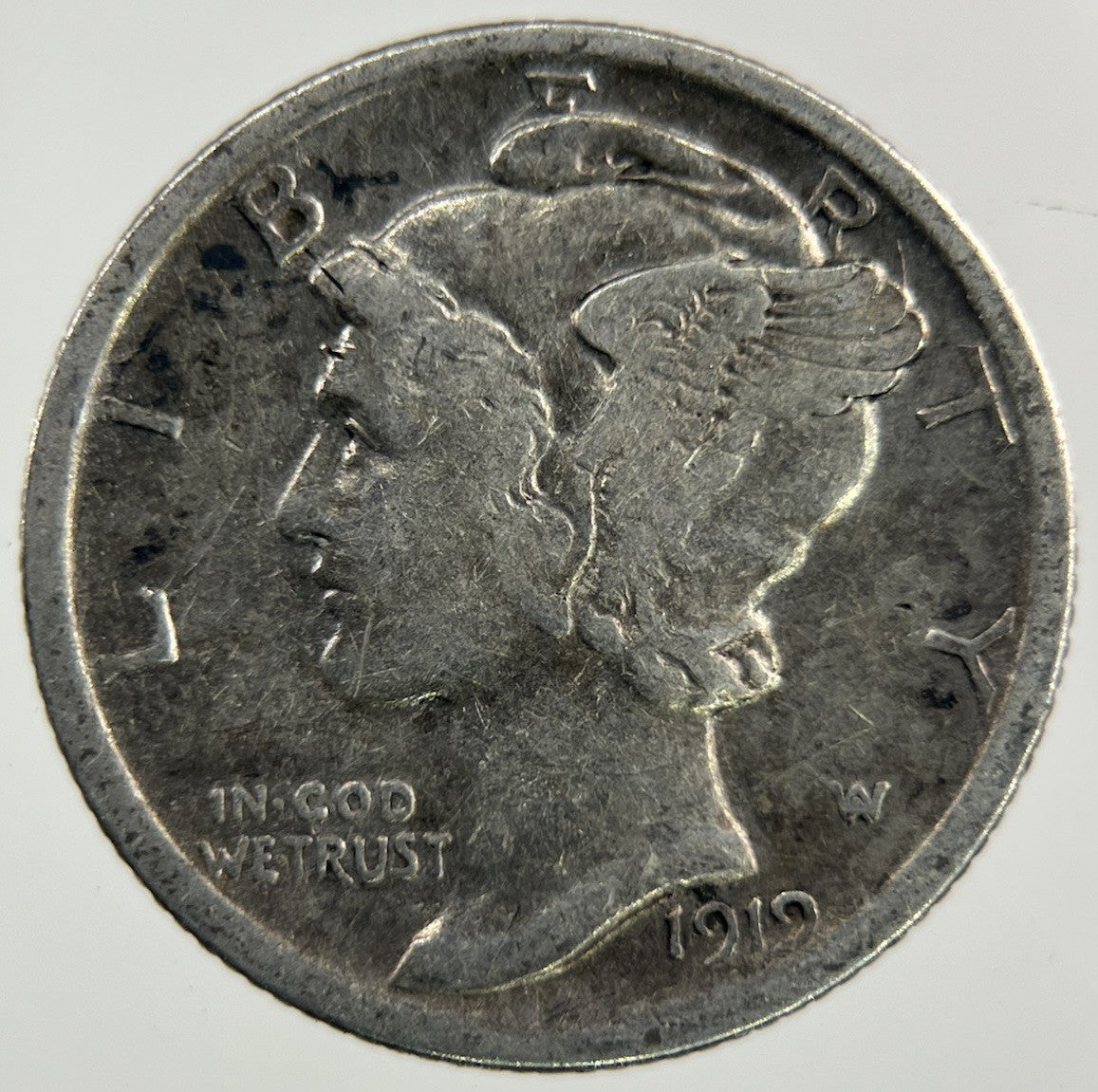 1919 US USA Mercury Dime Silver Coin | Collectable Grade