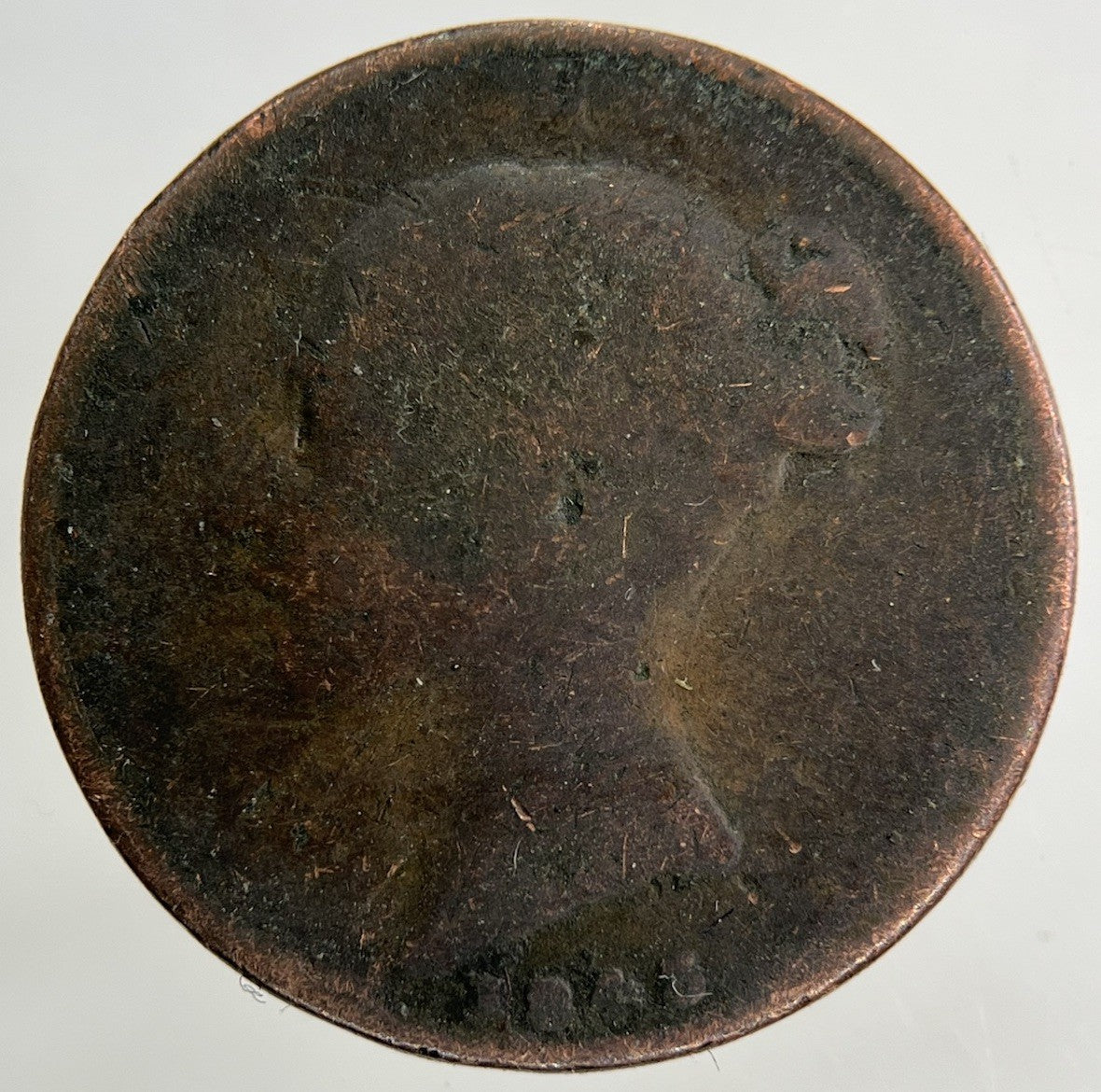 1843 Victoria Farthing Coin | Fair Grade