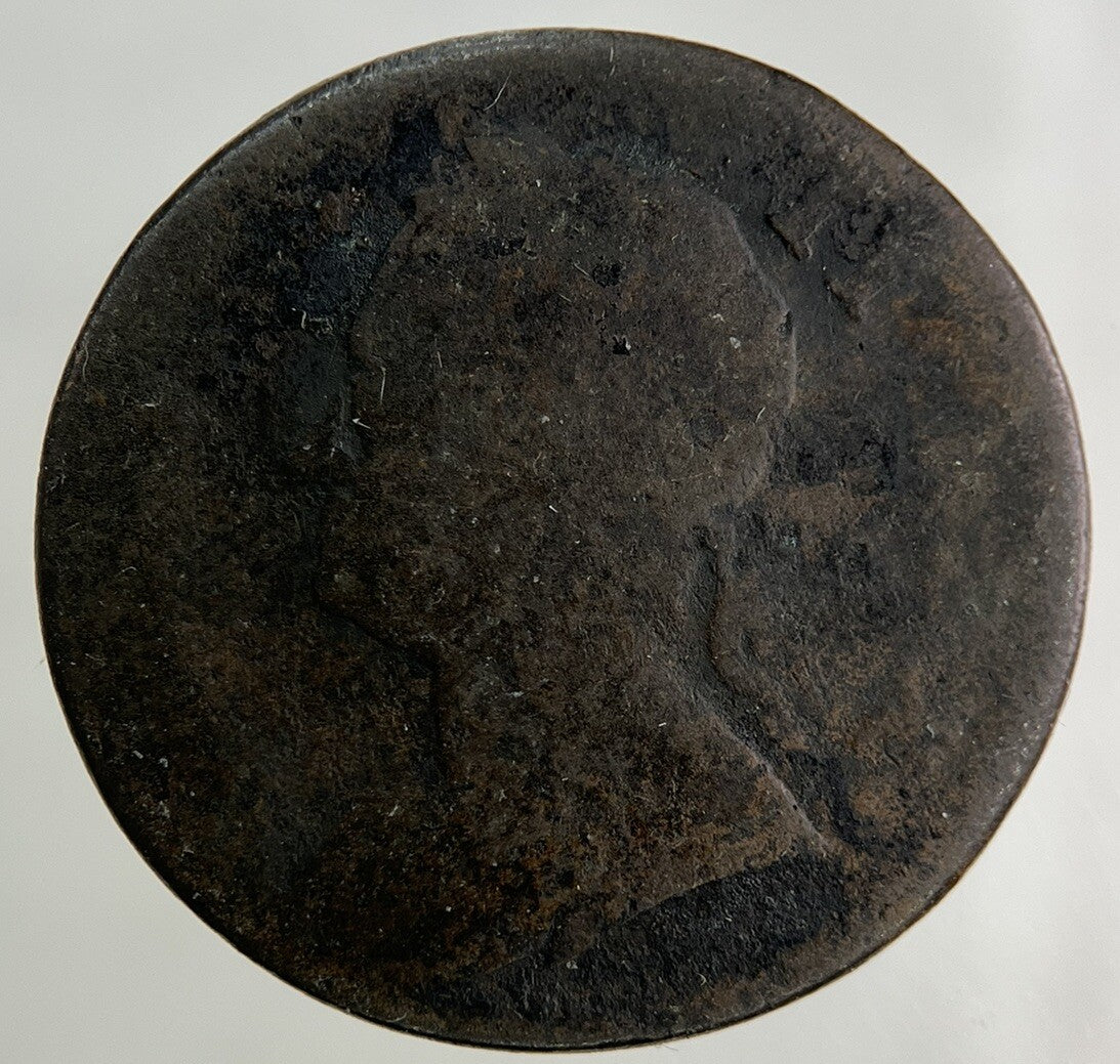 1744 George II 2nd Farthing Coin | Collectable Grade