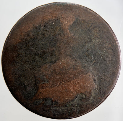 George II 2nd Half - Penny Coin | Worn Grade | a1341