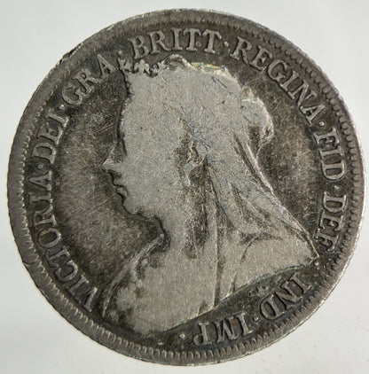 1899 Victoria Shilling Silver Coin | Fine Collectable Grade