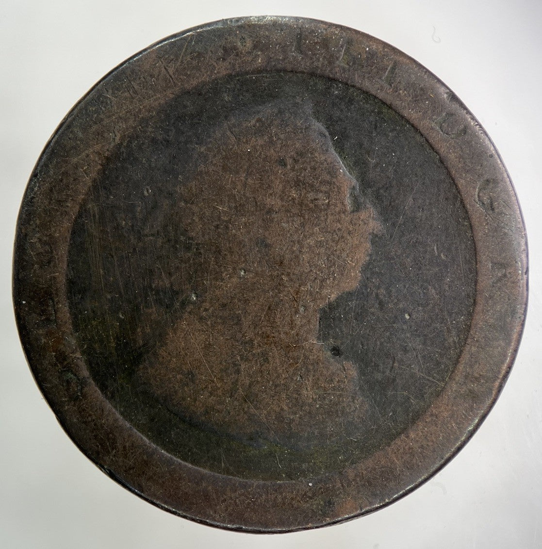 1797 George III 3rd Cartwheel One Penny Coin | Fair Grade