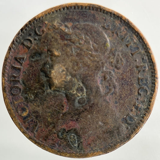 1891 Victoria Farthing Coin | Fair Grade