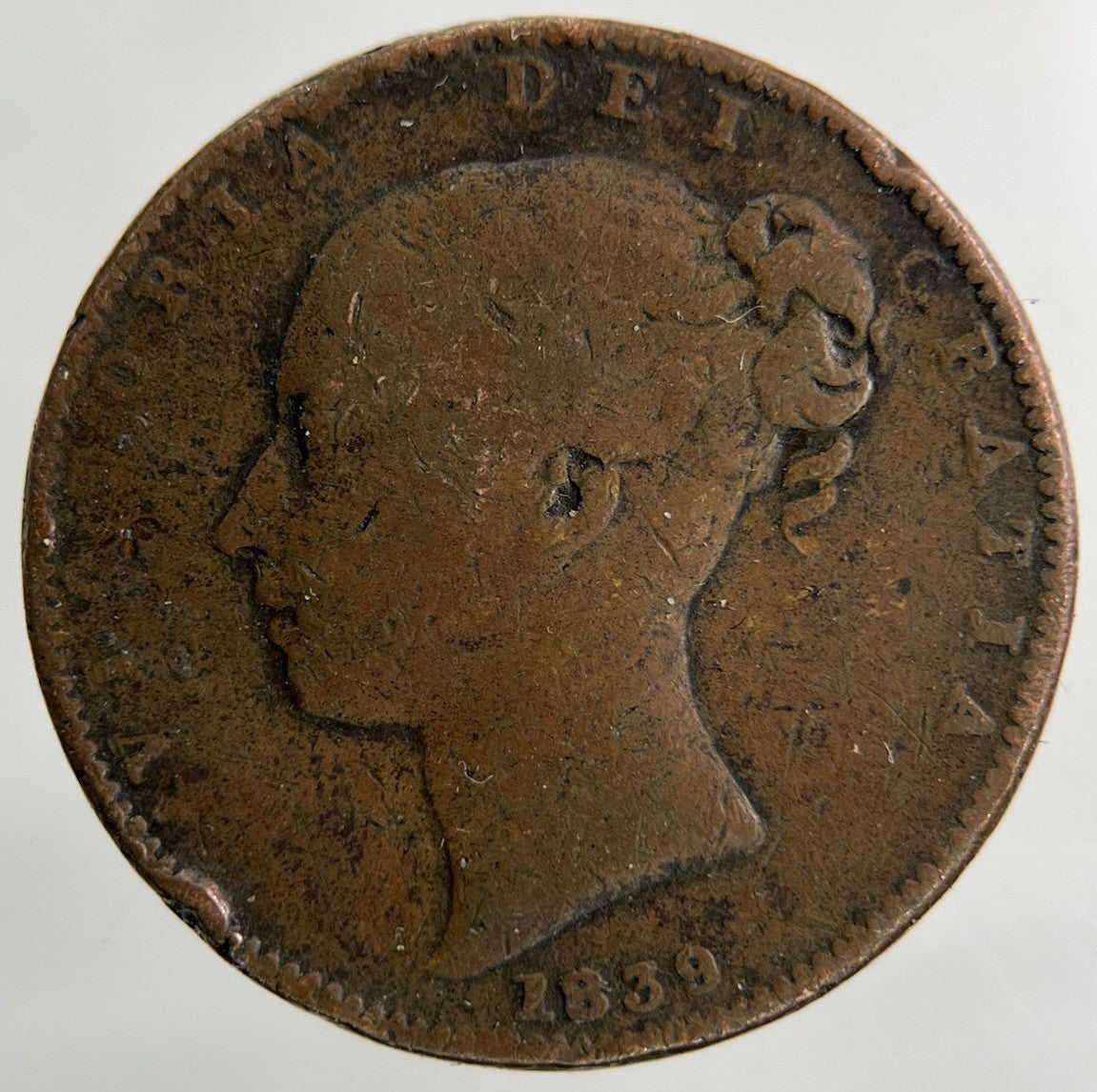 1839 Victoria Farthing Coin | Collectable Grade