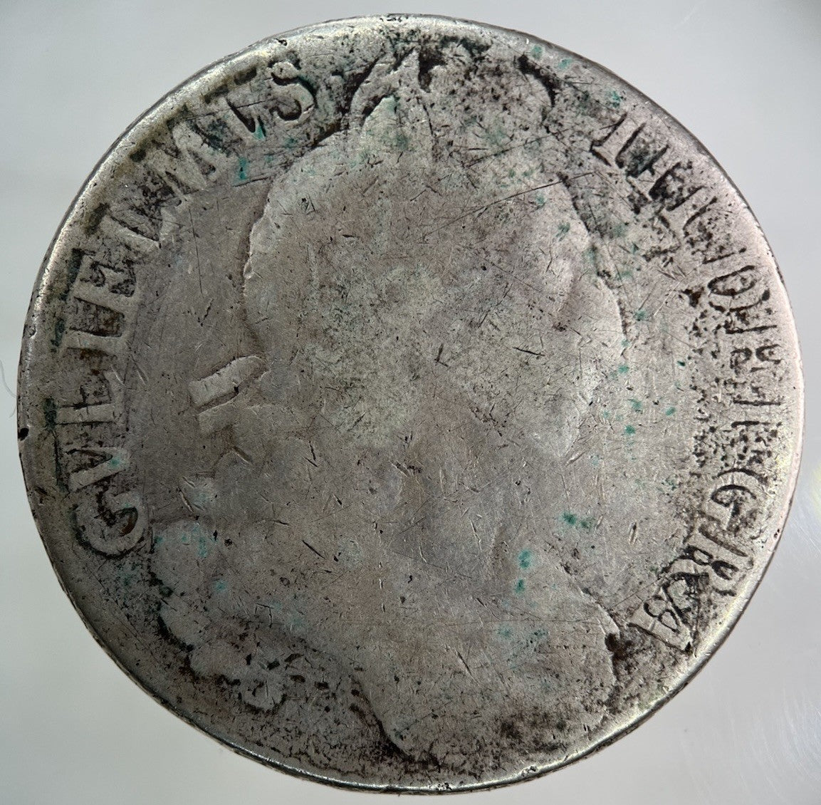 1696 William III 3rd One Crown Silver Coin | Collectable Grade