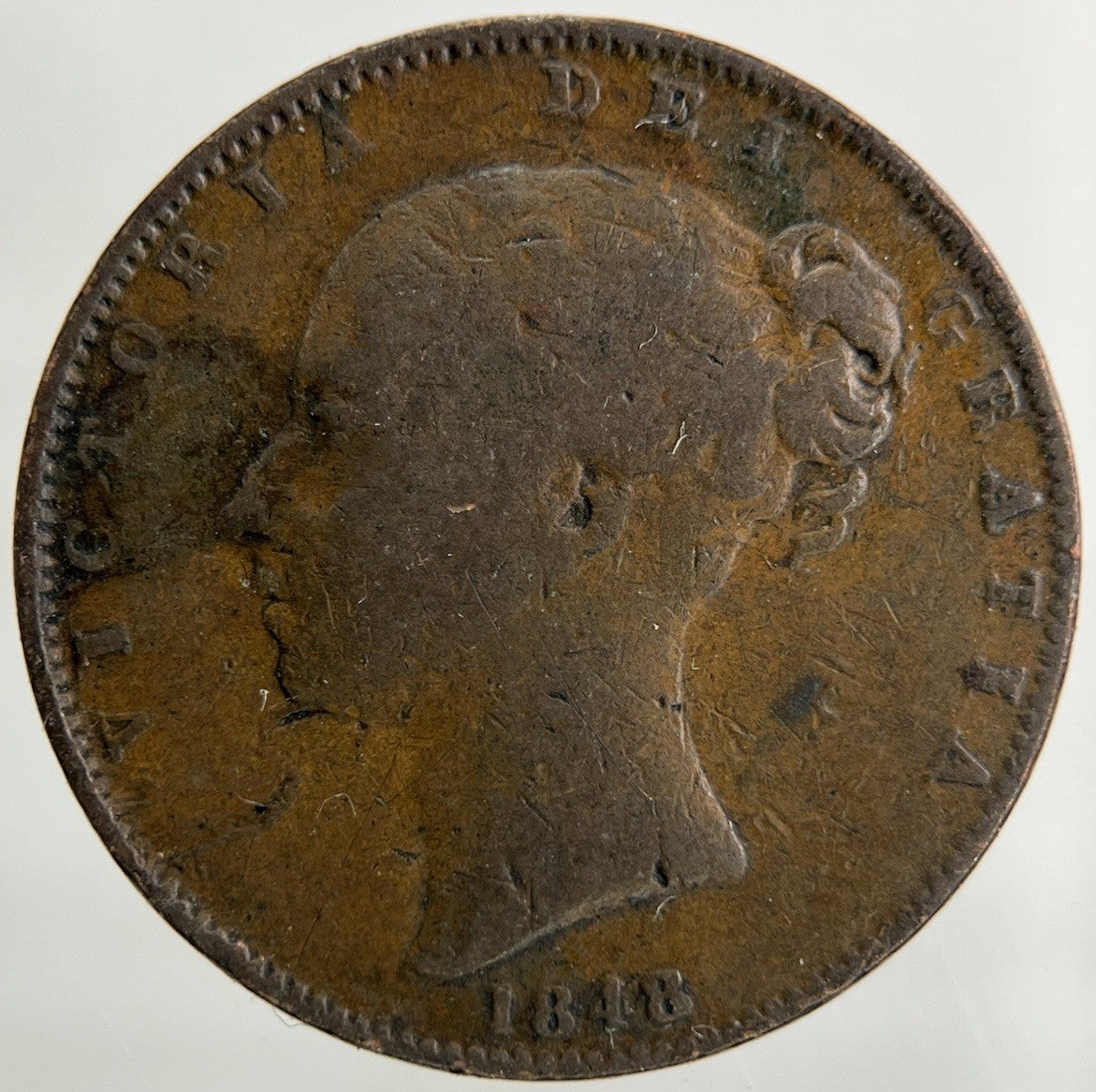 1848 Victoria Farthing Coin | Collectable Grade