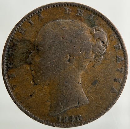 1848 Victoria Farthing Coin | Collectable Grade