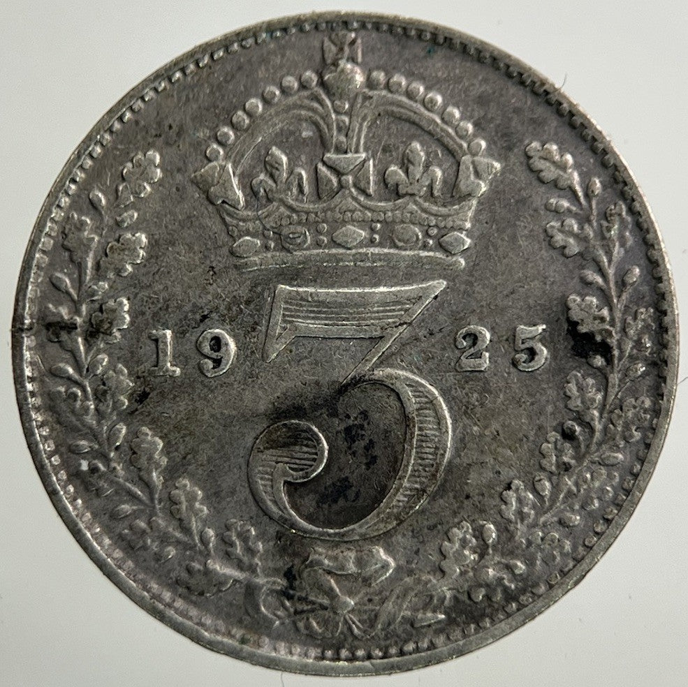 1925 George V Threepence Silver Coin | Very High Grade