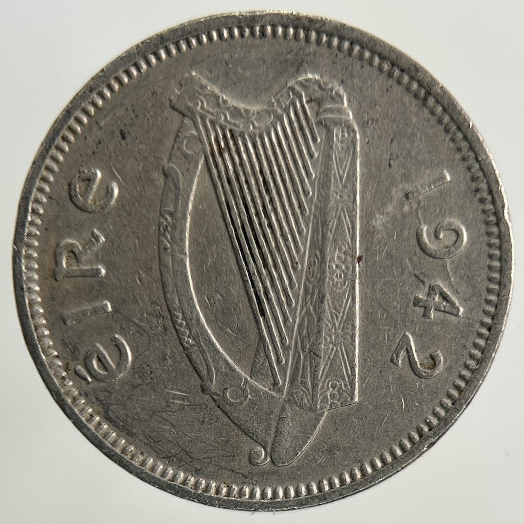 1942 Irish Threepence Coin | Fine Collectable Grade