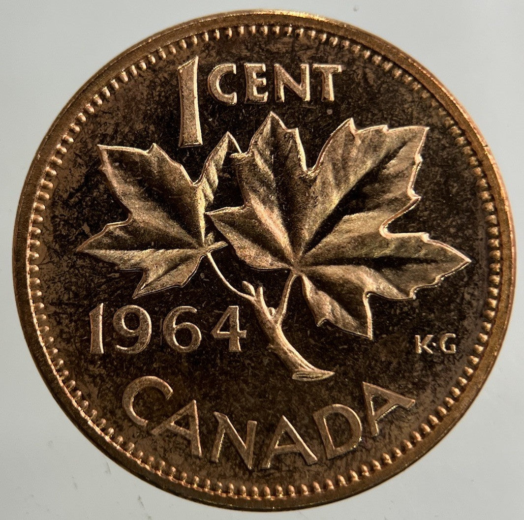 1964 Canada One Cent Coin | Very Fine Grade