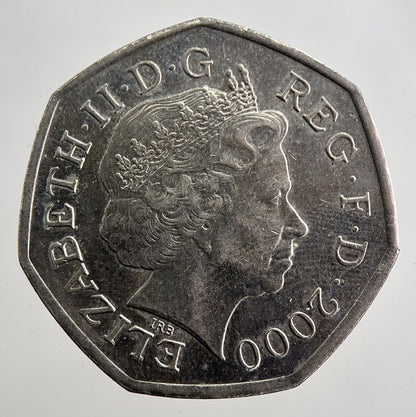 2000 50p 50 Pence Coin | Fine Collectable Grade | a1664
