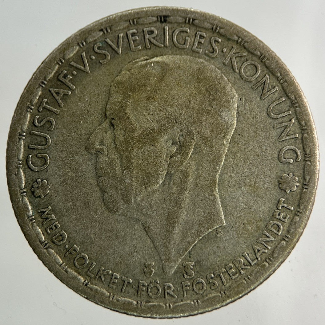 1950 Sweden 1 Krona Silver Coin | Collectable Grade