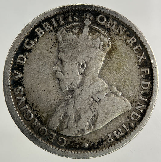 1916 - M Australia One Shilling Silver Coin | Fine Collectable Grade