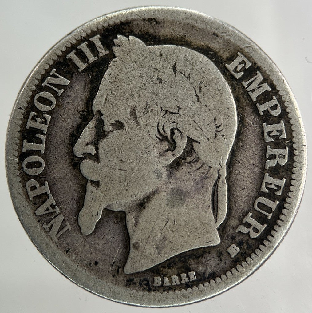 1866 France 2 Francs Silver Coin | Collectable Grade