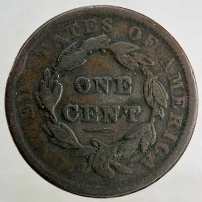 1838 US USA One Cent Coin | Collectable Grade